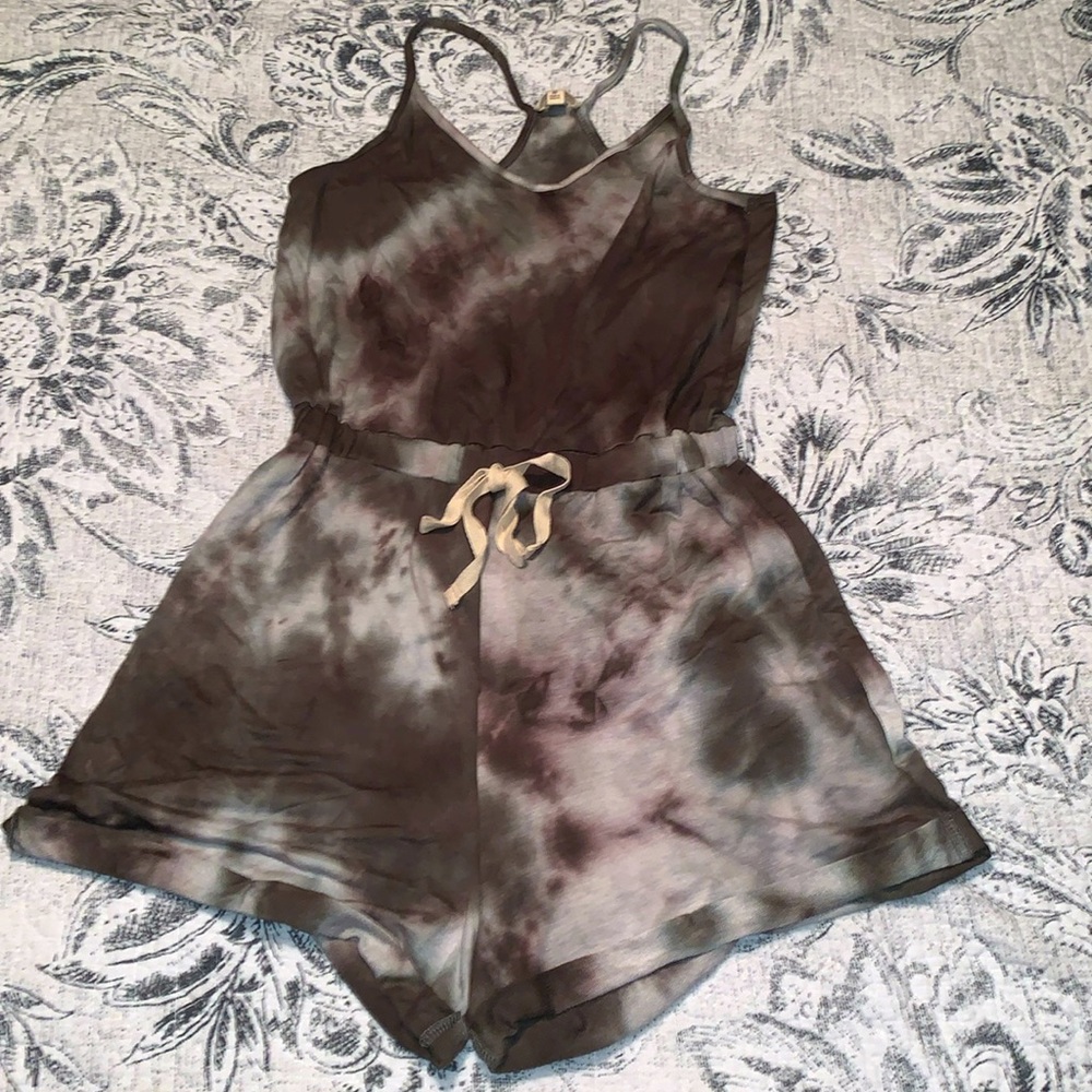 Brand new tie dye romper